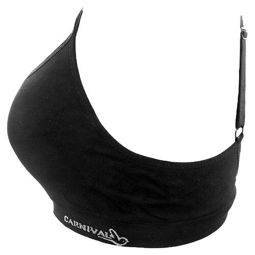 Brassiere Carnival Deportivo con varilla modelo 23780 talla 38B color negro dama