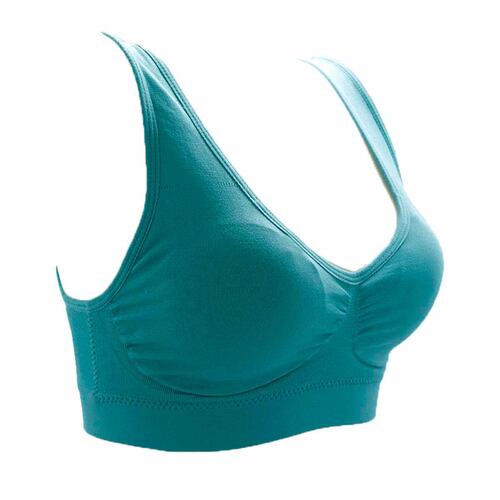 Top Carnival deportivo sin costuras modelo 5388 talla 34B color verde dama