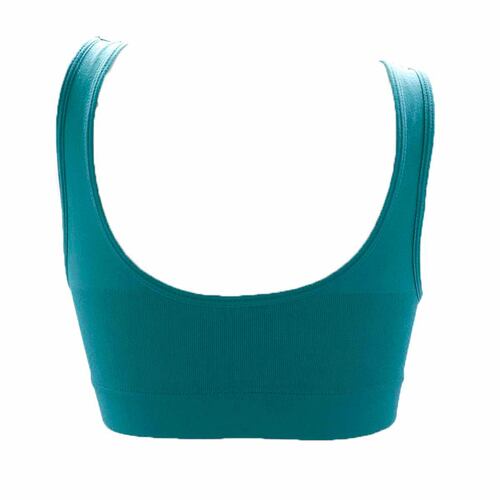 Top Carnival deportivo sin costuras modelo 5388 talla 34B color verde dama