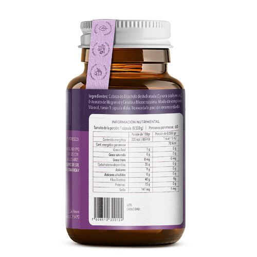 Suplemento Alimenticio Alcachofa Tiba Salud