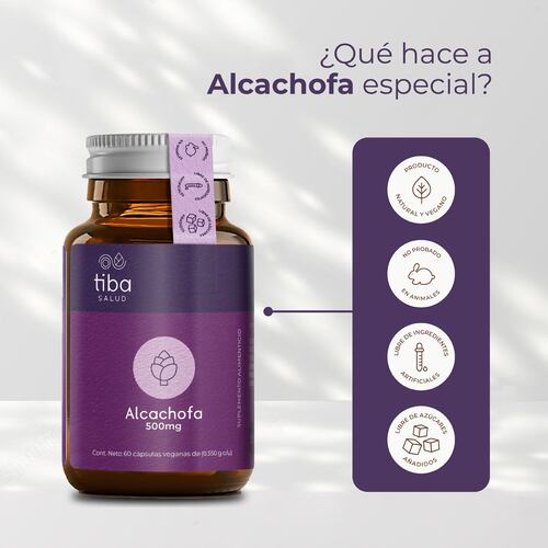 Suplemento Alimenticio Alcachofa Tiba Salud