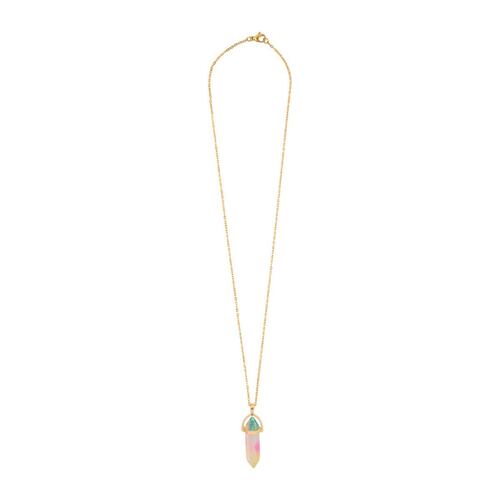 Collar para mujer, con dije de cuarzo ( color aleatorio) Phi by Philosophy Jr. talla unitalla color multicolor modelo ECOL10023098