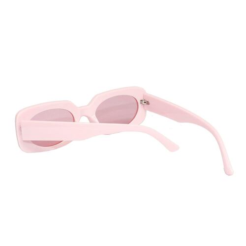 Lentes de sol para mujer, diseño liso, forma cuadrada Phi By Philosophy Jr talla unitalla color rosa modelo EGAFCU041898