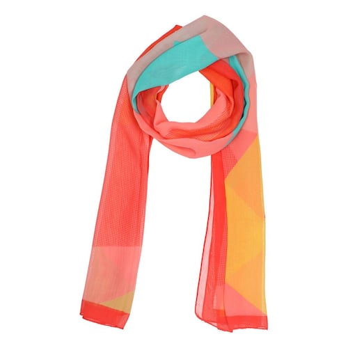 Pashmina larga para mujer, con bloques de colores Phi By Philosophy Jr talla unitalla color multicolor modelo EPAS00282498