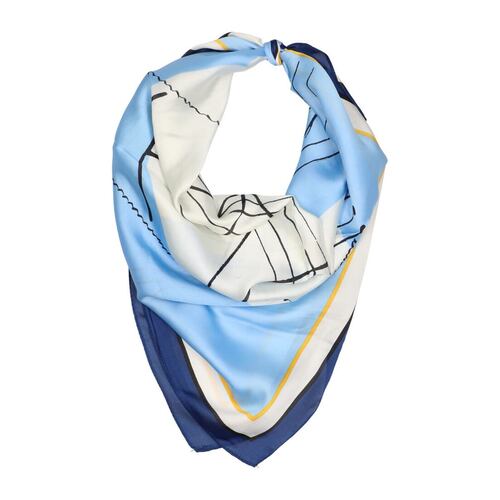 Pañuelo satinado con estampado para mujer Phi By Philosophy Jr