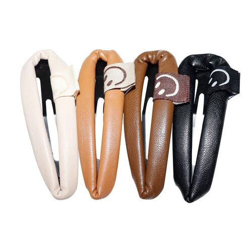 Broches Tipo Piel Para Cabello Happy Face Varios Colores 4 Piezas Phi By Philosophy Jr