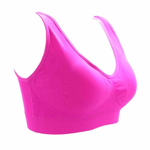 Top Carnival deportivo sin costuras modelo 5388 talla 34B color fiusha dama