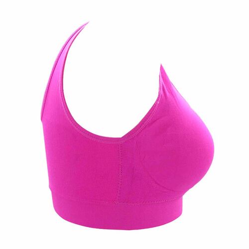 Top Carnival deportivo sin costuras modelo 5388 talla 34B color fiusha dama