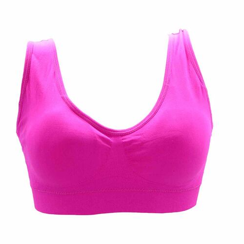 Top Carnival deportivo sin costuras modelo 5388 talla 36B color fiusha dama