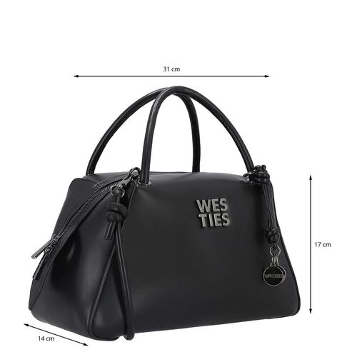 Bolsa Westies Satchel color negro