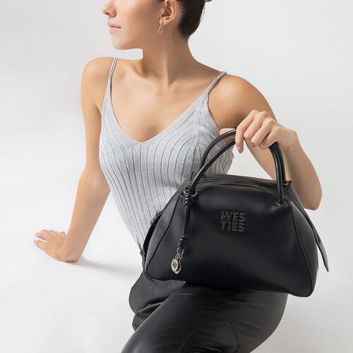 Bolsa Westies Satchel color negro