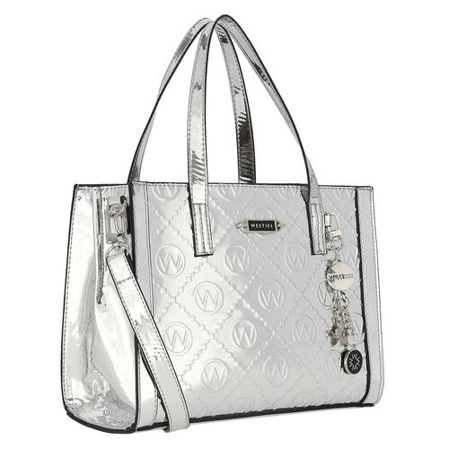 Bolsa de mano color Plata para mujer WESTIES
