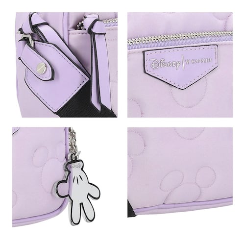 Bolsa W Capsule Disney 100 Años Crossbody Color Morado Para Mujer