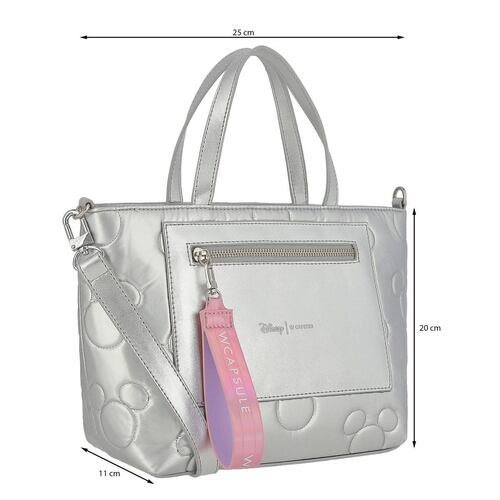 Bolsa tote color Plata para mujer W CAPSULE
