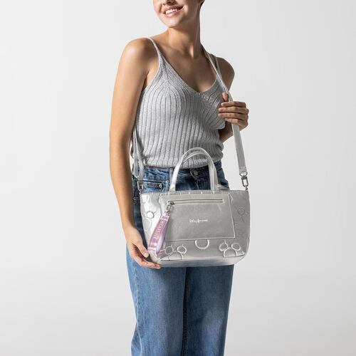 Bolsa tote color Plata para mujer W CAPSULE