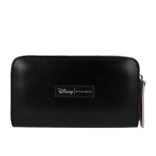 Cartera zip around color Negro para mujer W CAPSULE