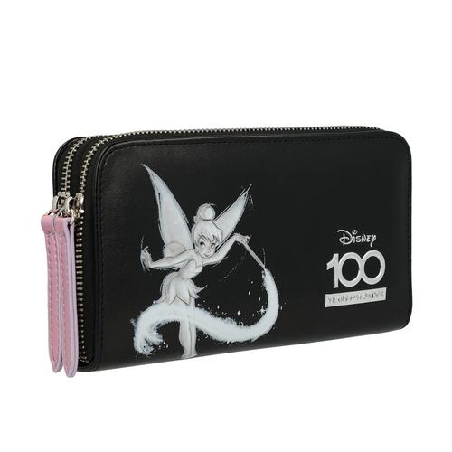 Cartera zip around color Negro para mujer W CAPSULE
