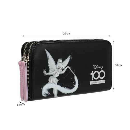 Cartera zip around color Negro para mujer W CAPSULE