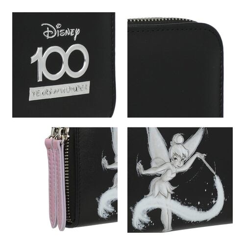 Cartera zip around color Negro para mujer W CAPSULE