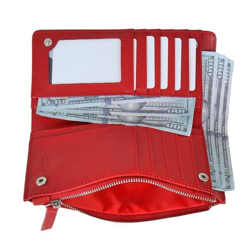 Billetera Hibrida color Rojo para Mujer Cloe