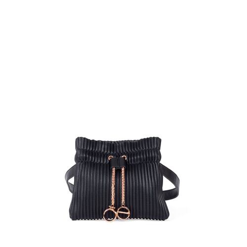 Bolso Cangurera Cloe Negro para Mujer