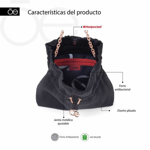 Bolso Drawstring Cloe Beige para Mujer