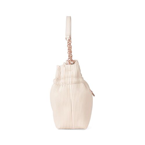 Bolso Drawstring Cloe Beige para Mujer