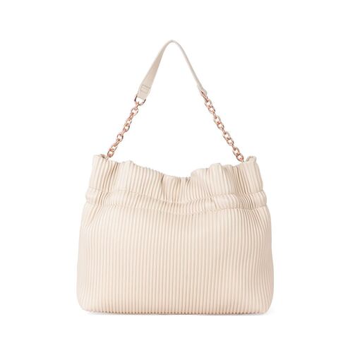 Bolso Drawstring Cloe Beige para Mujer