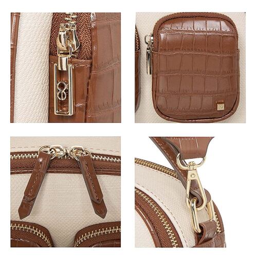 Bolso Crossbody Cloe Café para Mujer
