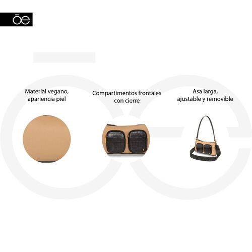 Bolso Lady Bag Cloe Café para Mujer