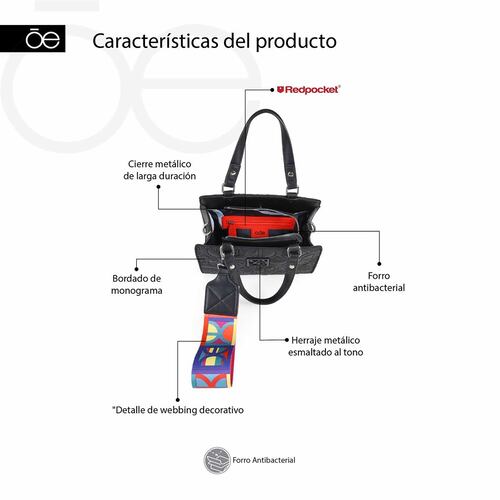 Bolso Satchel color Naranja para Mujer Cloe