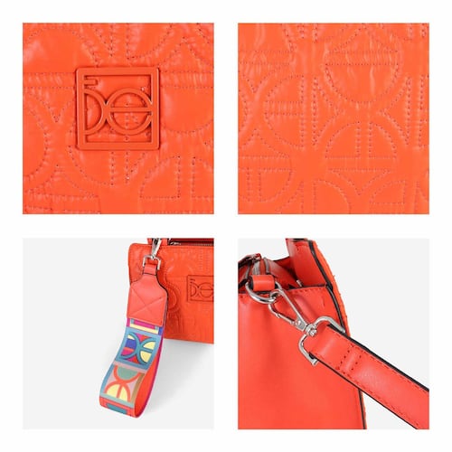 Bolso Satchel color Naranja para Mujer Cloe