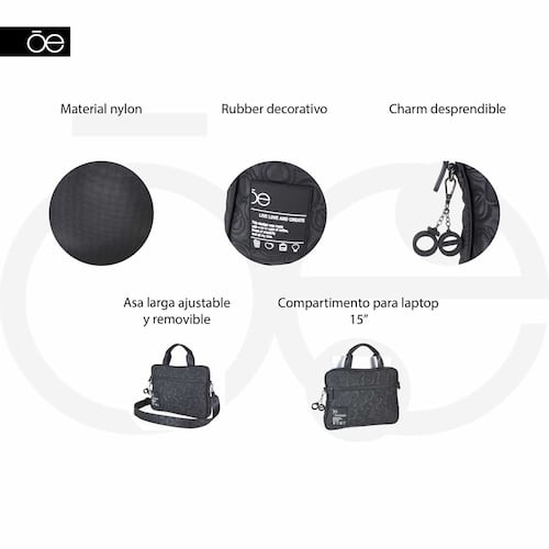 Bolso Porta Laptop Cloe Modelo 1BLCV23774NEG