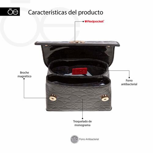 Bolso Briefcase Cloe Modelo 2BLCI22198ORO