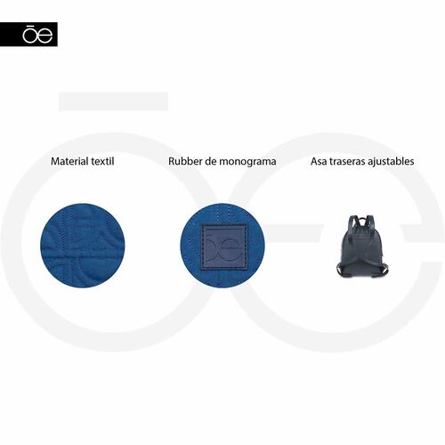 Bolso Backpack Color Morado Para Mujer Cloe