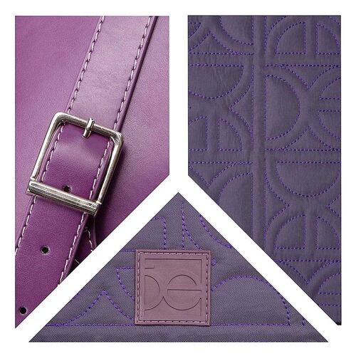 Bolso Backpack Color Morado Para Mujer Cloe