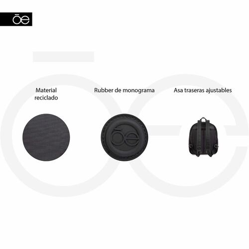 Bolso Backpack Color Azul Para Mujer Cloe