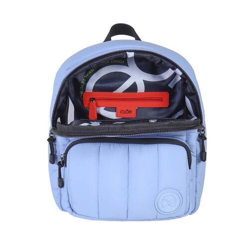 Bolso Backpack Color Azul Para Mujer Cloe