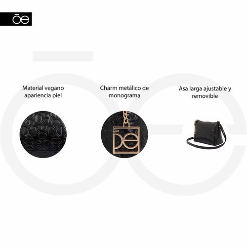 Bolso Crossbody Cloe Negro para Mujer