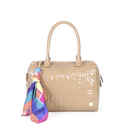 Bolso Bowling Cloe Camel para Mujer
