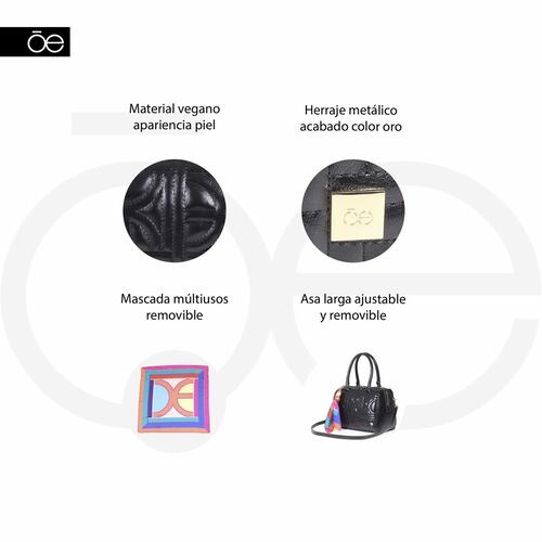 Bolso Bowling Cloe Camel para Mujer