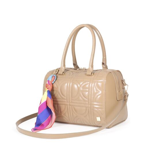 Bolso Bowling Cloe Camel para Mujer