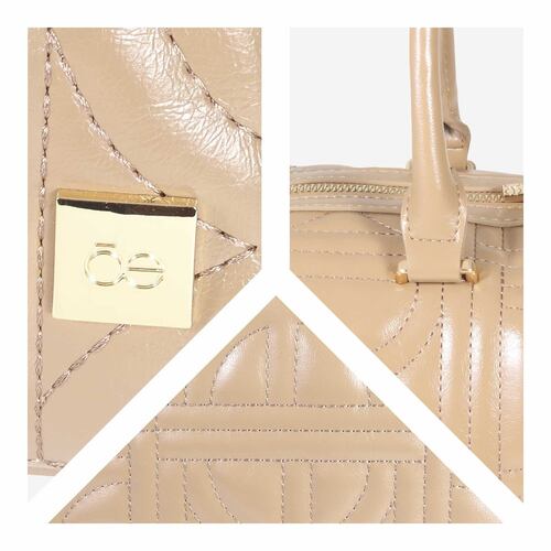 Bolso Bowling Cloe Camel para Mujer