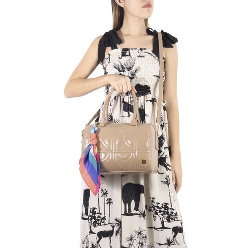 Bolso Bowling Cloe Camel para Mujer