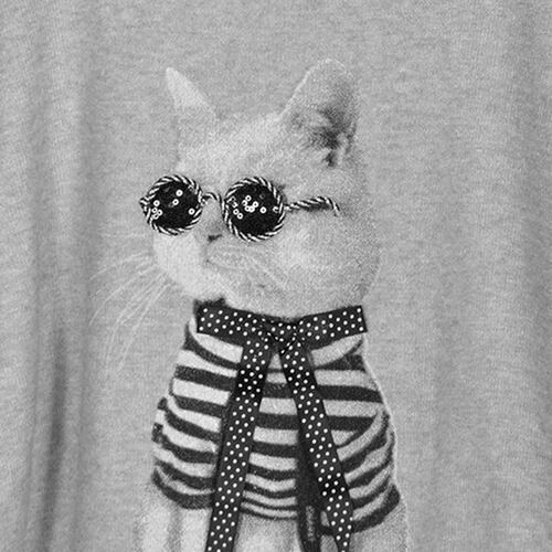 Suéter con estampado de gato para mujer Philosophy