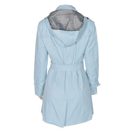 Gabardina Para Mujer, Con Botones Y Cinturón Philosophy Jr Talla Extra Grande Color Azul Claro Modelo GPL2304
