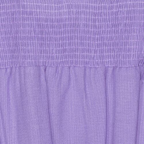 Blusa Para Mujer, Con Elástico En Pecho Philosophy Jr Talla Mediana Color Morado Claro Modelo 11732