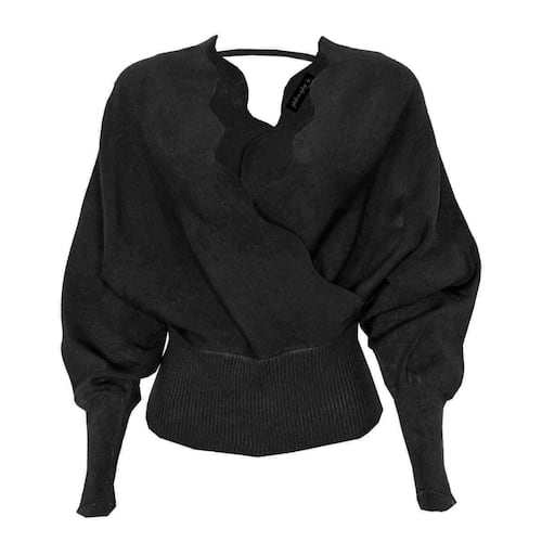 Suéter para mujer frente cruzado y abertura en espalda Philosophy