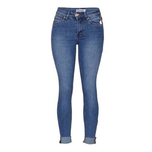 Jeans tipo skinny con bolsillos para mujer Philosophy Jr