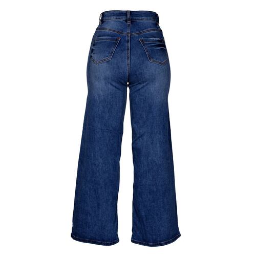 Jeans De Mezclilla Para Mujer, Acampanado Philosophy Jr Talla 5 Color Azul Modelo BHI231067P